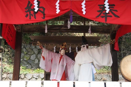 黒戸奈神社の太々神楽の写真