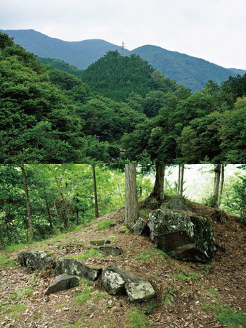 城山城郭遺構の写真