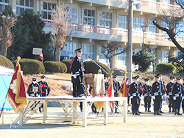 山梨市消防団消防出初式の画像