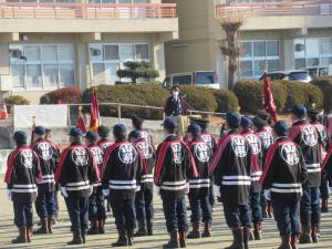 令和5年山梨市消防団出初式