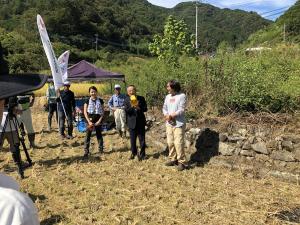 地球元気村稲刈り