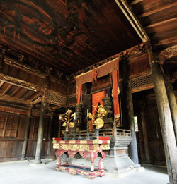 仏殿内部の写真
