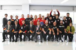 ウエイトリフティングドイツ代表歓迎会