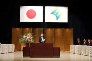 山梨市制施行14周年記念式典