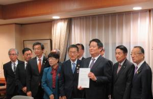 山梨県土地改良事業団体連合会要請活動