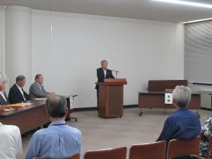 諏訪・西保財産区当選証書付与式