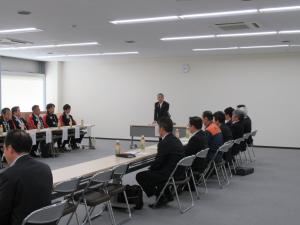 山梨市水防協議会委嘱式