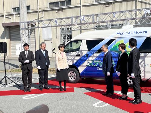 訪問診療車御披露目式典