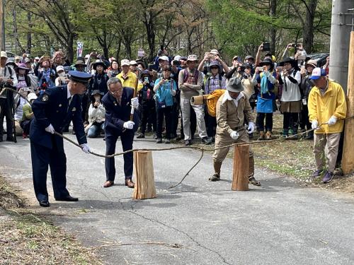 西沢渓谷山開き、山岳指導所開所式、田部祭