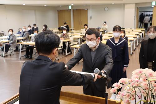 表彰式の様子