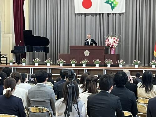 日下部小学校入学式