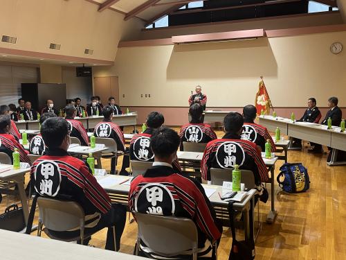 消防協会東山梨支部定期総会