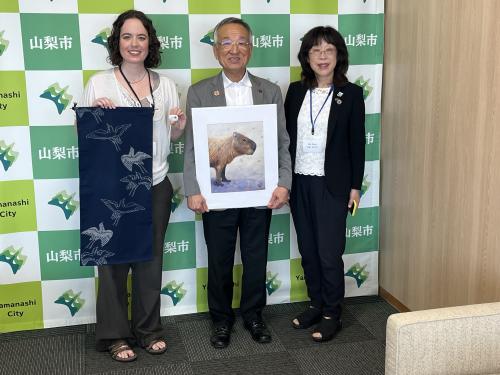 スーシティー モーニングサイド大学シェルビーアート学部長面会