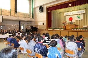 牧丘第二小学校閉校式