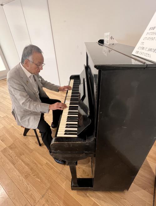 根津ピアノ体験コーナー
