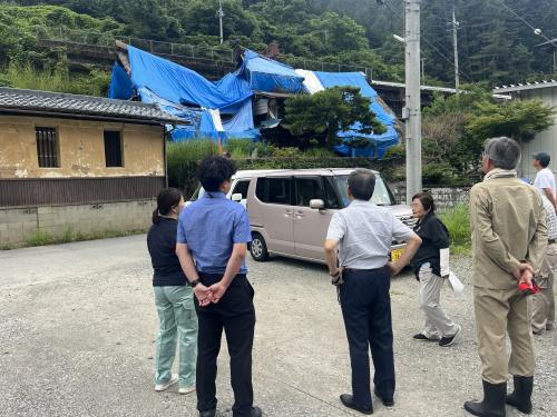 三富地内現場視察