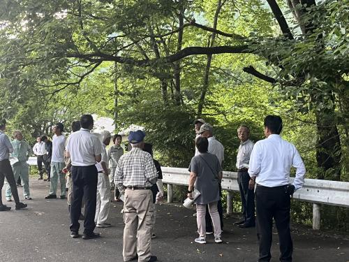 三富地内現場視察