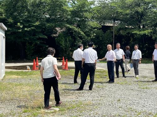 学校訪問：笛川中学校