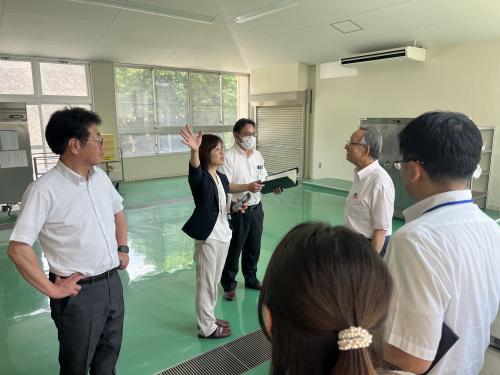 学校訪問：笛川中学校