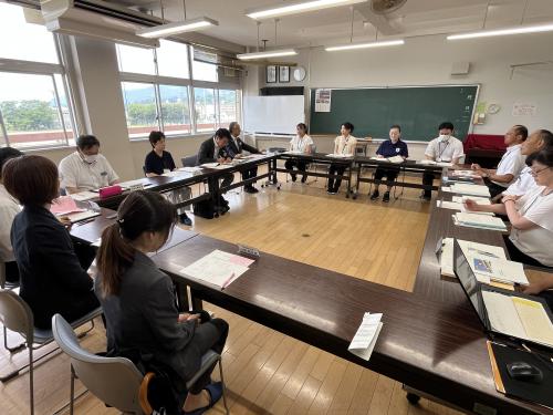 学校訪問：山梨北中学校