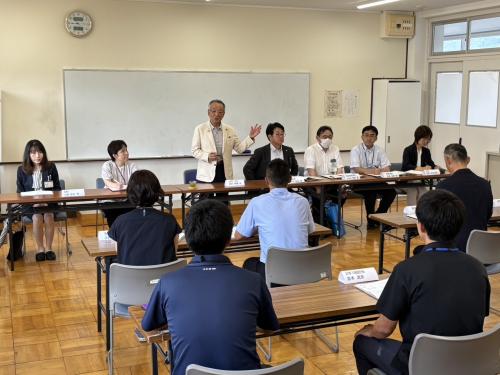 学校訪問：山梨南中学校