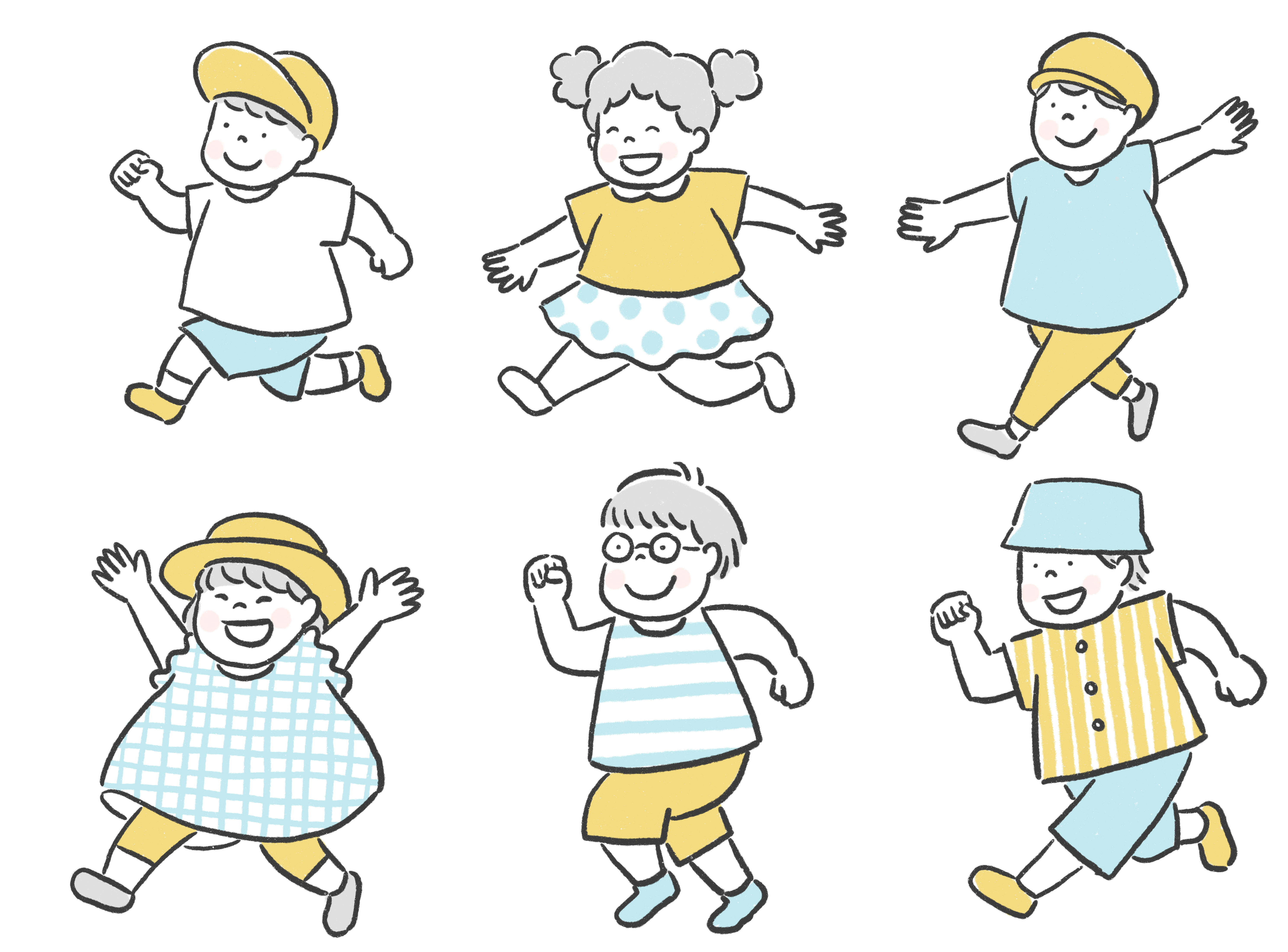 走り回る子どもたち