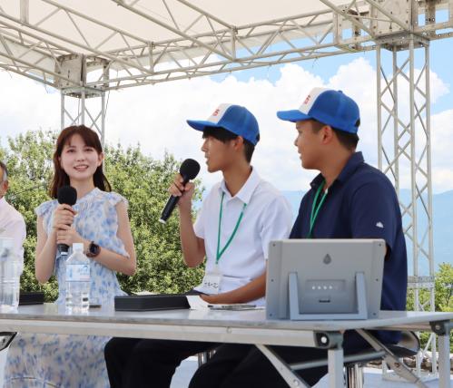 もぎたて山梨市ゲストに質問
