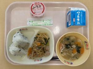 ９月１日の給食写真