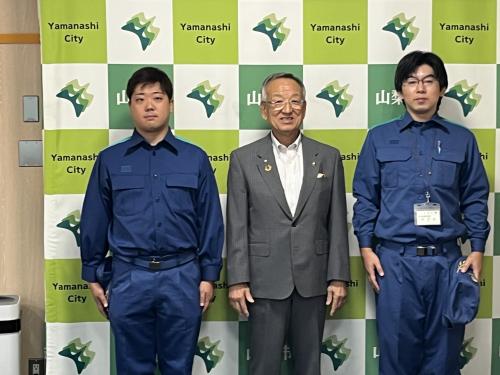 牧之原市職員派遣激励式