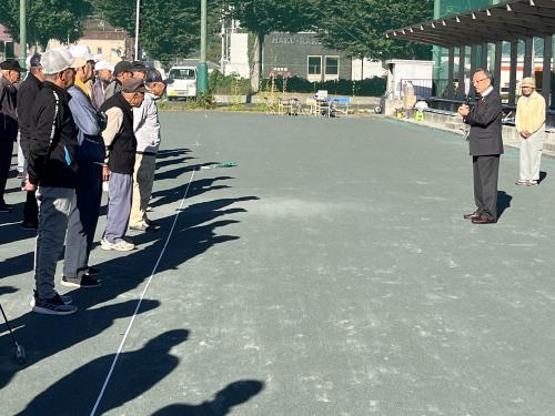 正徳寺温泉初花杯親善ゲートボール