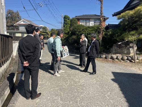 かのがわ古道現地視察