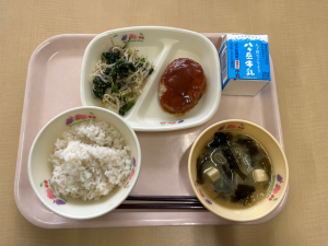 11月5日の給食写真