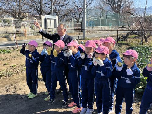日下部小学校焼き芋イベント