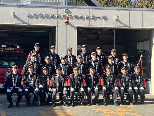 日下部分団第一部出初式