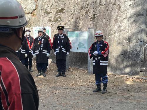 山梨岡神社消防演習
