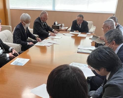 牧之原市杉本市長面会