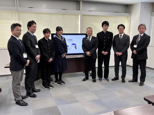 笛川中学校生徒による発表