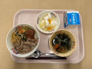 ２月２７日給食写真