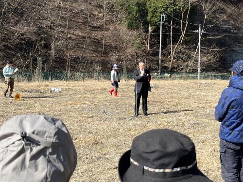 ガ二沢広場桜植樹