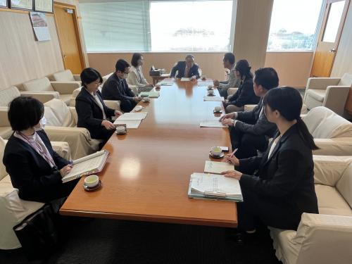 峡東地域ワインリゾート推進協議会面会