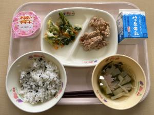 ４月１５日の給食写真