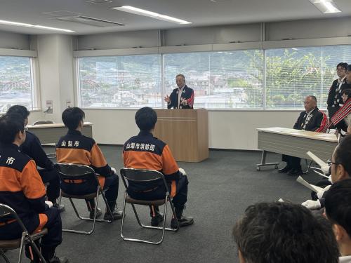 ドローン隊発足式