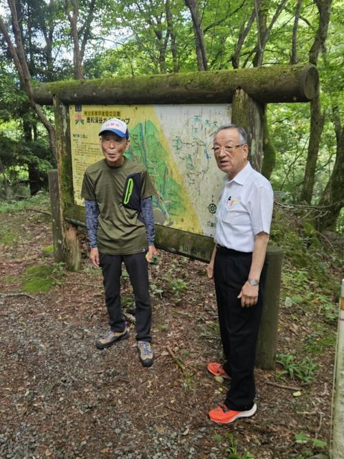 県道乾徳山線及び徳和林道現地視察