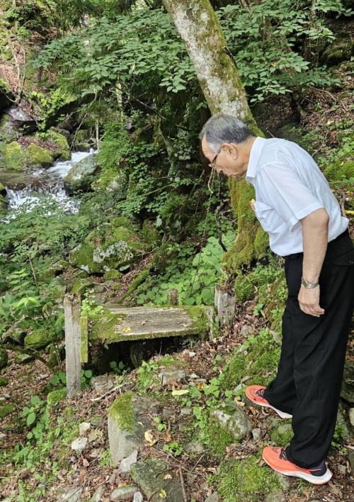 県道乾徳山線及び徳和林道現地視察