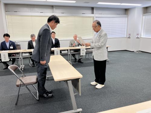 監査委員任命式