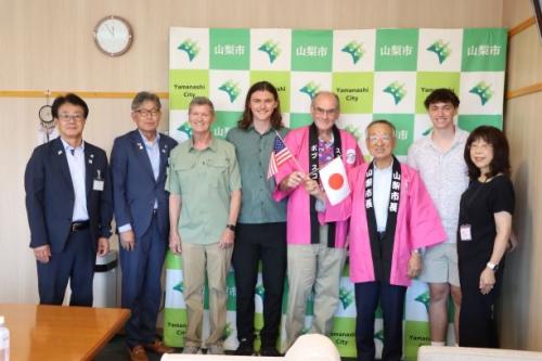 スーシティ　ボブ市長来庁