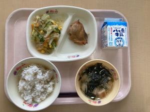 8月27日の給食写真
