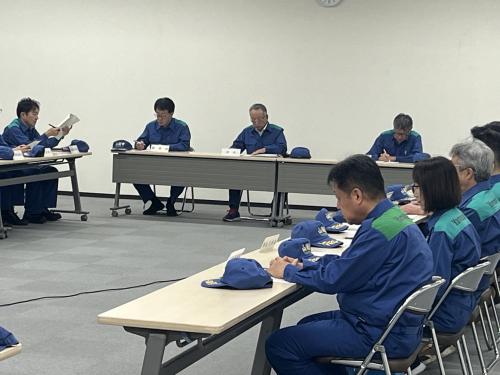 災害対策本部 本部員非常参集訓練