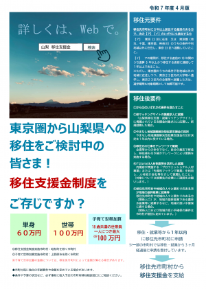 移住支援金概要