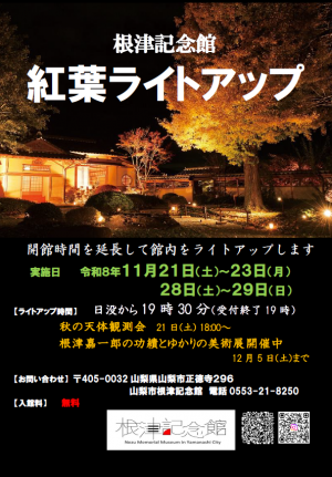ライトアップチラシ